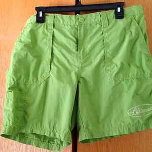 Life is Good Green Nylon Shorts size L